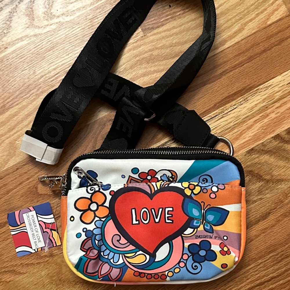 NWT BRIGHTON Power of Love Crossbody Belt Bag